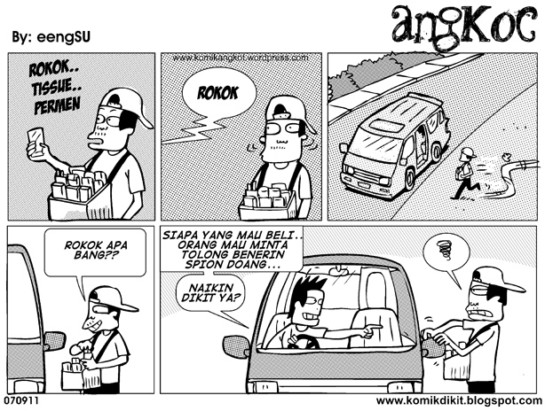 Spion – komik strip 8  Angkoc Comic